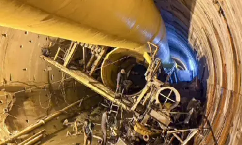 Telangana Tunnel Collapse: Rescue Teams Locate Four Trapped Workers, Says Minister