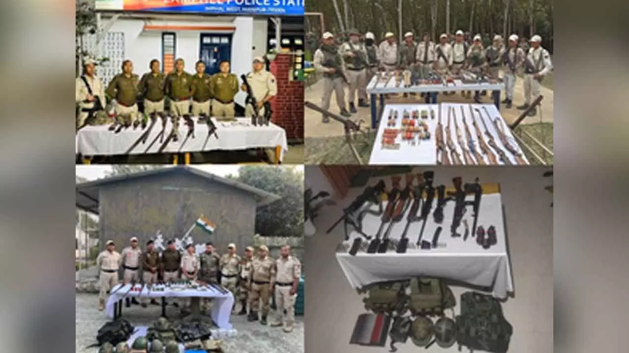 Manipur: More looted, illegal arms returned to security forces in 10 days, total reaches 690 Manipur: More looted, illegal arms returned to security forces in 10 days, total reaches 690