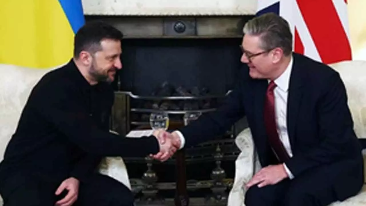 Western leaders gather in London to push for Ukraine peace plan Western leaders gather in London to push for Ukraine peace plan