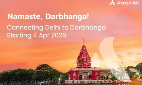 Akasa Air expands its skyprint to Bihar; Adds Darbhanga as the 28th city to its network