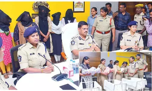 Five-member child trafficking gang busted, 3 infants rescued