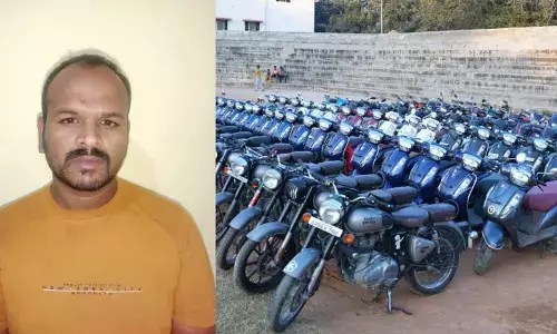 Cops nab serial bike thief who stole 100 bikes in three years!