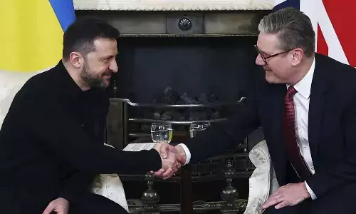 UK, France, Ukraine agree to work on ceasefire plan