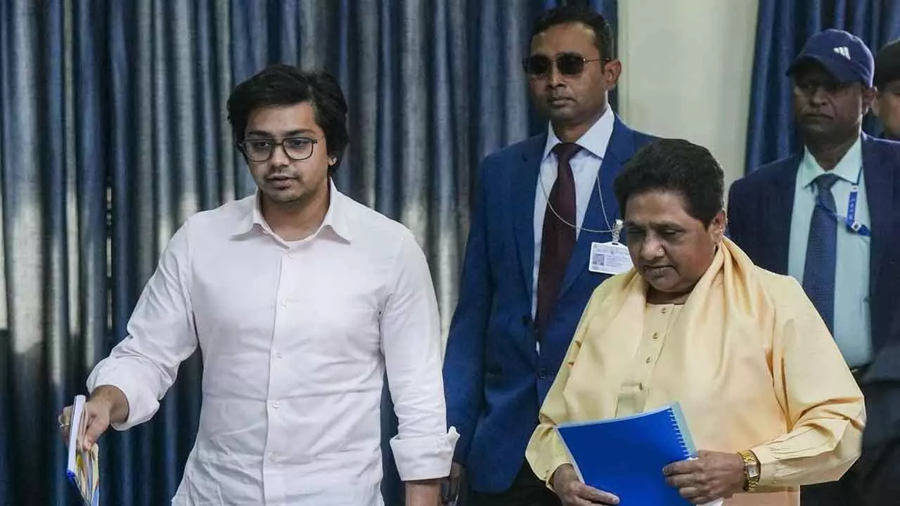 Mayawati expels nephew Akash Anand from BSP Mayawati expels nephew Akash Anand from BSP