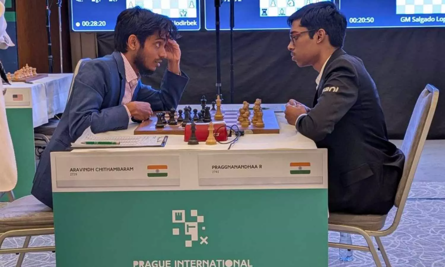 Praggnanandhaa and Aravindh Stay on Top After Thrilling Draw at Prague Masters Praggnanandhaa and Aravindh Stay on Top After Thrilling Draw at Prague Masters