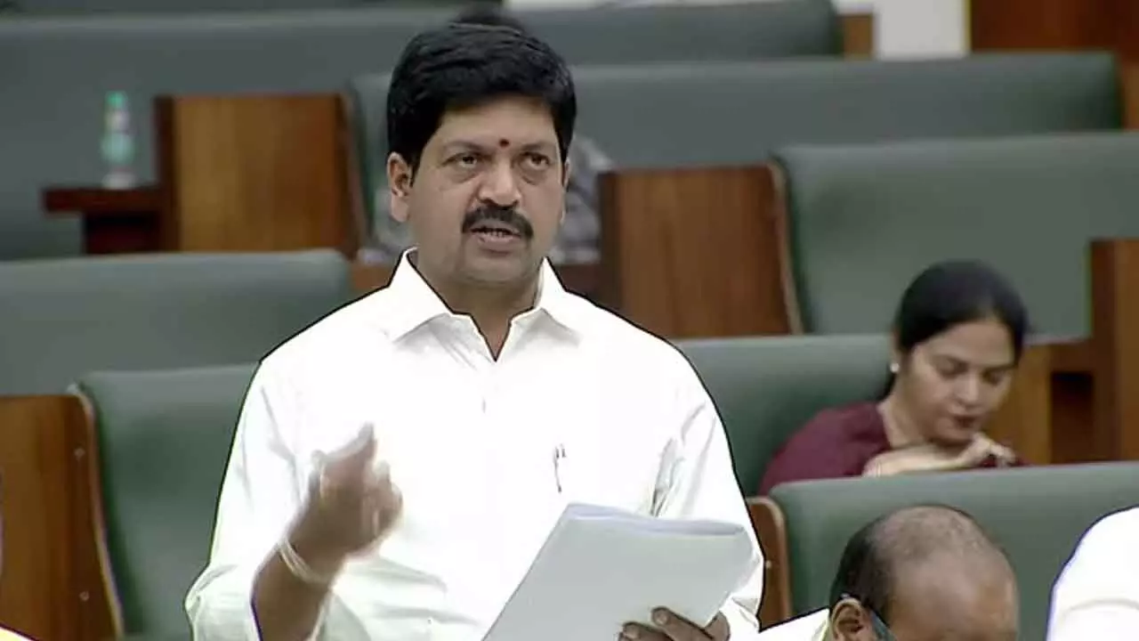 Kollu Ravindra addresses on Liquor policy in assembly, assures of transparency Kollu Ravindra addresses on Liquor policy in assembly, assures of transparency