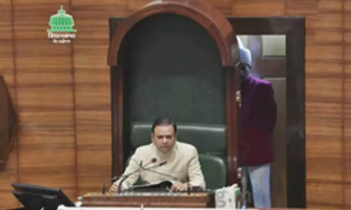 Both Houses of Maha legislature adjourned for day after ruckus over Abu Azmi Both Houses of Maha legislature adjourned for day after ruckus over Abu Azmi