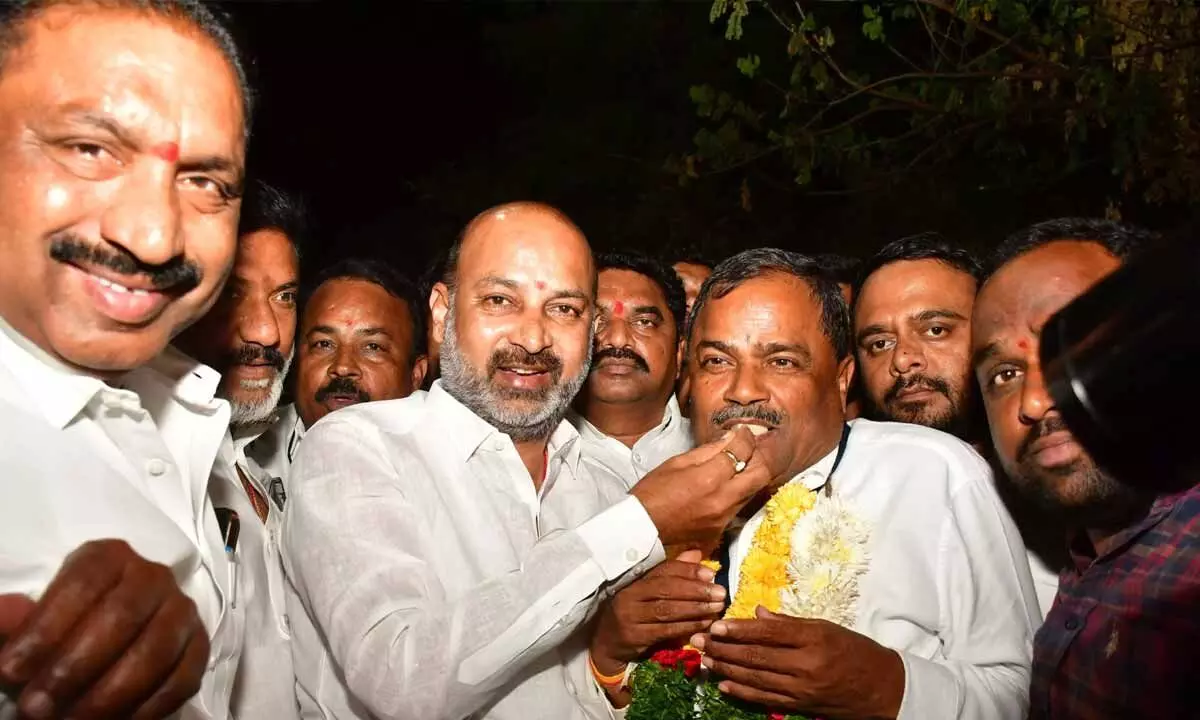 MLC-Elect Malka Komaraiah to Champion Teachers Rights, Says Bandi Sanjay Kumar MLC-Elect Malka Komaraiah to Champion Teachers Rights, Says Bandi Sanjay Kumar