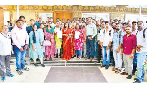 Mayor hands over posting orders to 174 jr asst recruits in GHMC