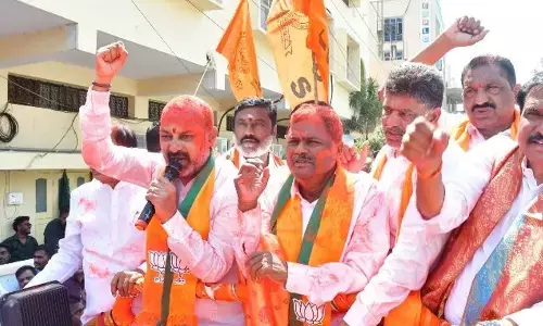 BJP has created history in MLC elections: Bandi Sanjay