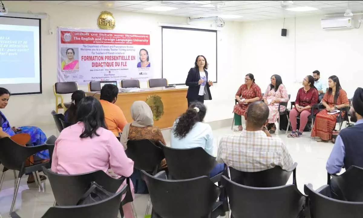 EFLU organises three day teacher training workshop for French teachers EFLU organises three day teacher training workshop for French teachers
