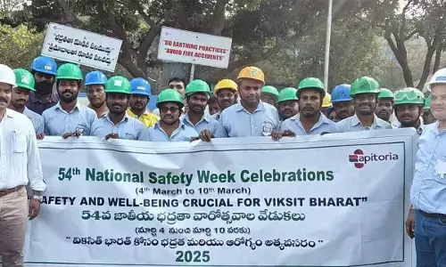 Srikakulam: Rally organised to mark Industrial Safety Day