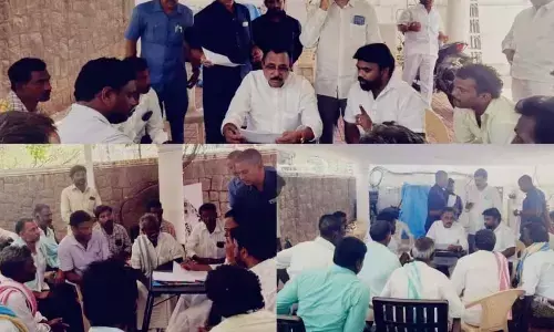 Farmers Affected by Mallamma Kunta Project Seek Justice from MP Mallu Ravi