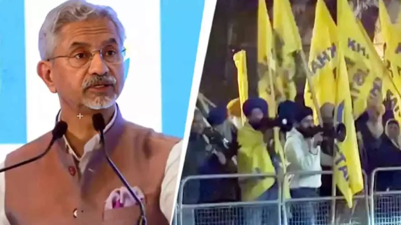 Khalistani Extremists Attempt Attack on Jaishankar’s Convoy in London Khalistani Extremists Attempt Attack on Jaishankar’s Convoy in London