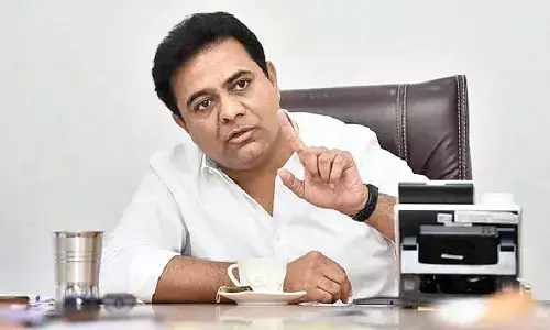 KTR bristles at Revanth’s move to send prime land under the hammer