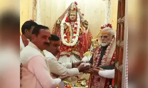 PM Modi offers prayers at winter adobe of River Ganga in Uttarakhands Mukhwa