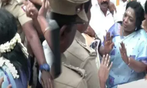 Tamilisai Soundararajan detained during signature campaign for three language policy