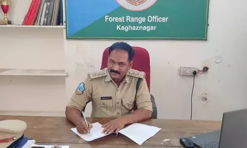 Anil Kumar assumes charge as Kagaznagar FRO