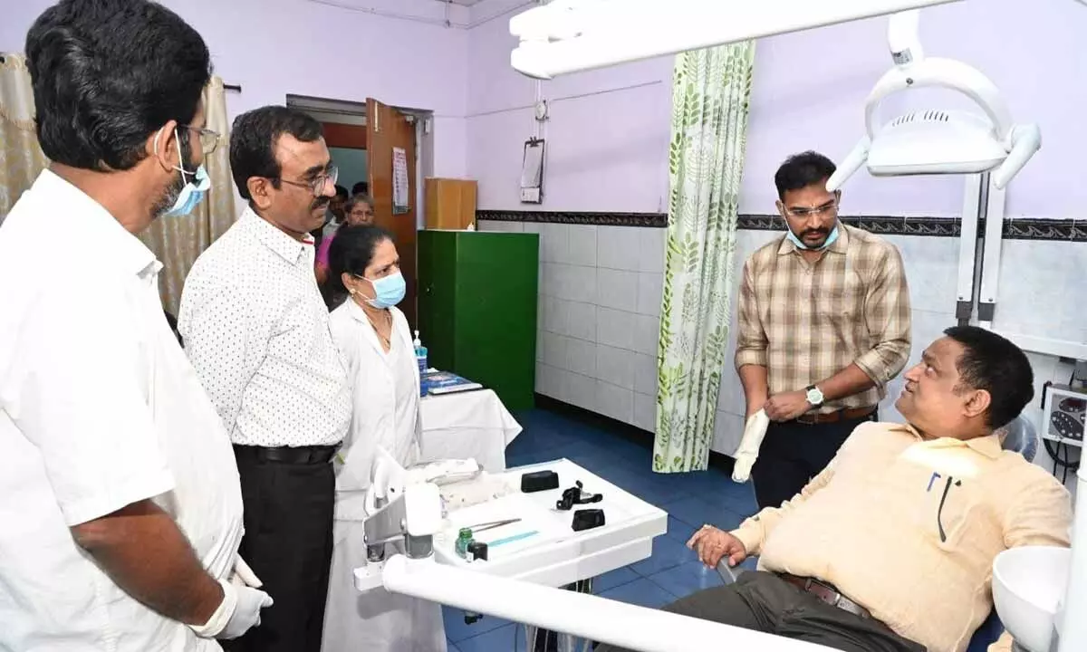 Health camp organised at railway hospital