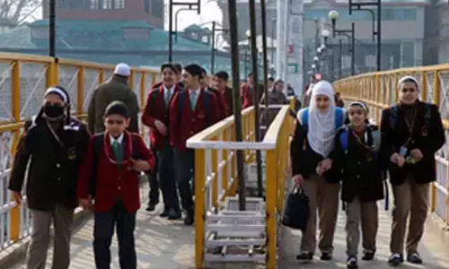 Schools across Kashmir Valley reopen after 3-month-long winter vacation