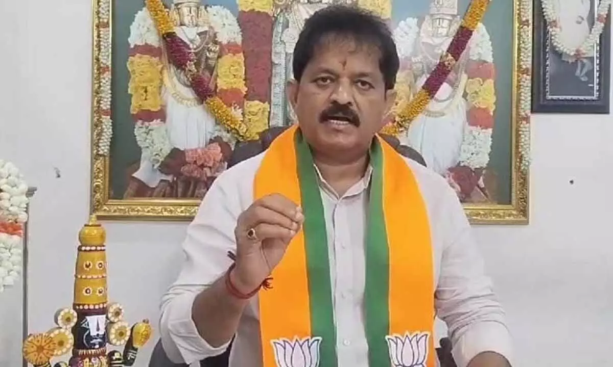 BJP demands inquiry into Vinayaka Sagar development works BJP demands inquiry into Vinayaka Sagar development works