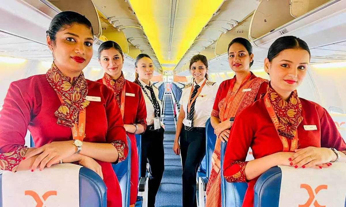 All-Women Crew Operates Mangaluru-Muscat Flight on International Women’s Day All-Women Crew Operates Mangaluru-Muscat Flight on International Women’s Day