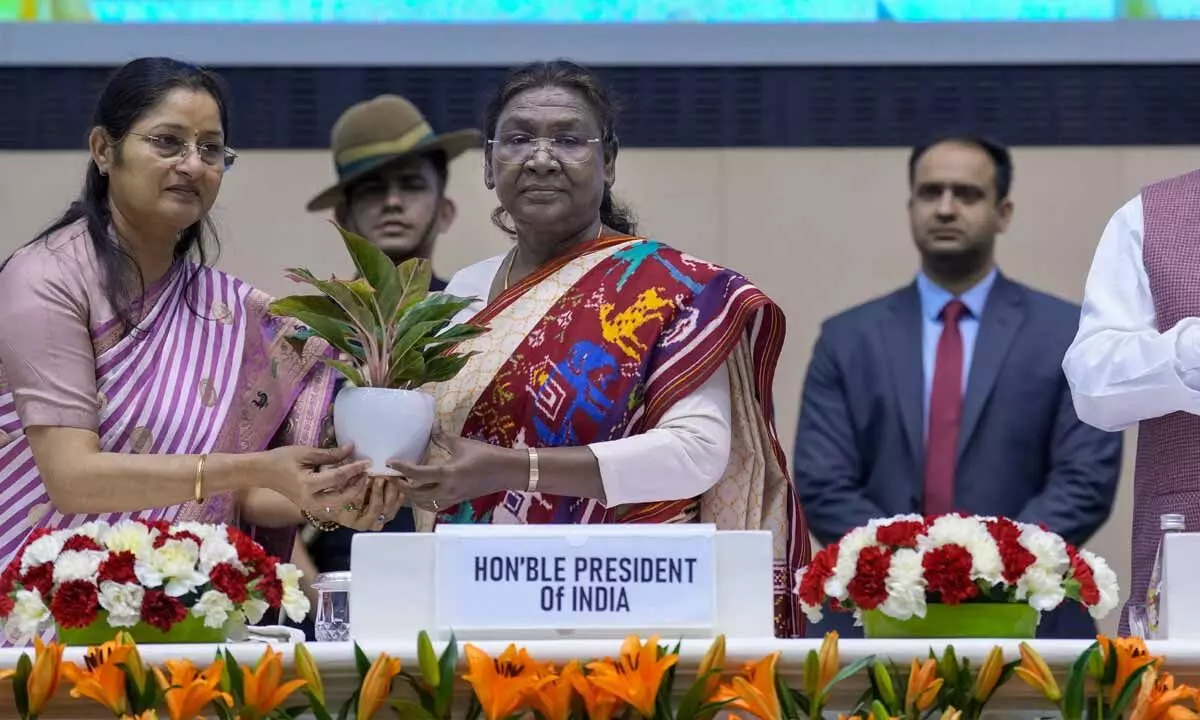 Prez Murmu calls for greater women workforce participation Prez Murmu calls for greater women workforce participation