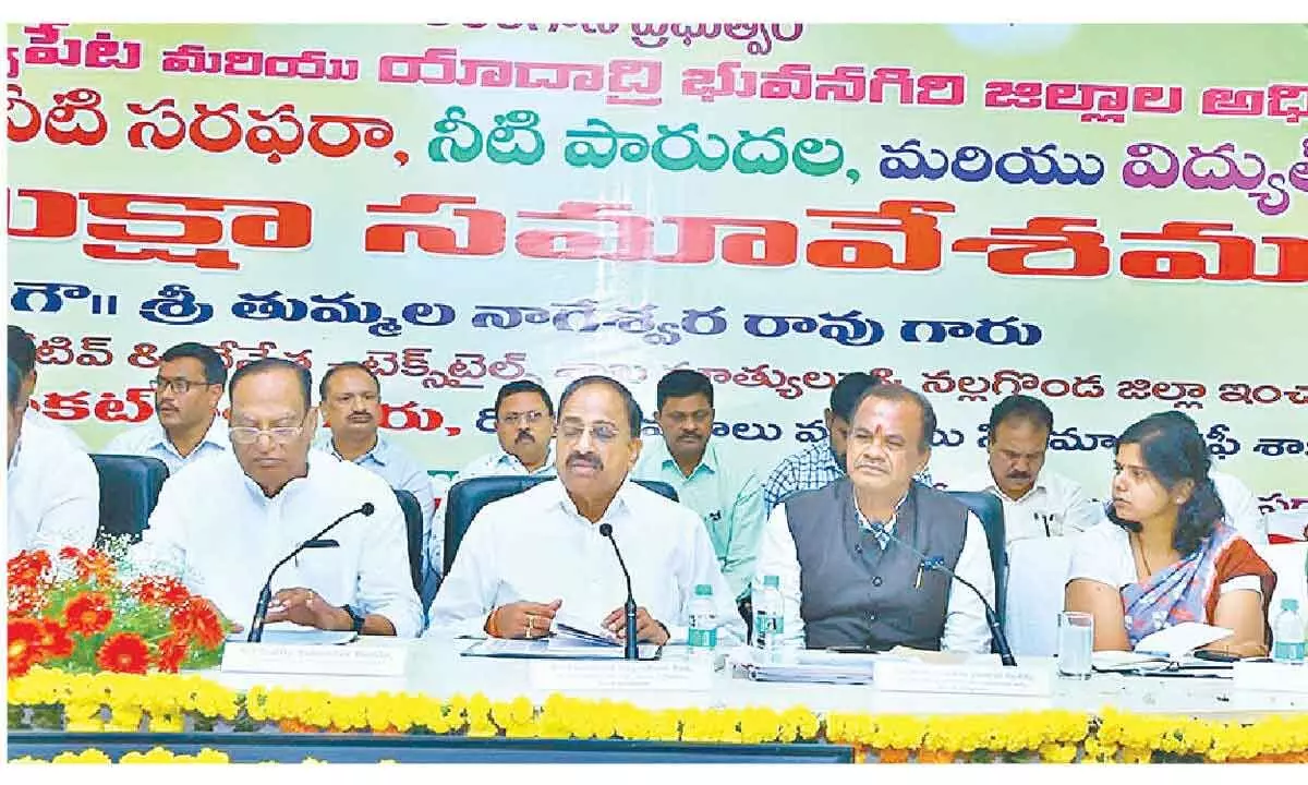 Ministers address water scarcity Ministers address water scarcity