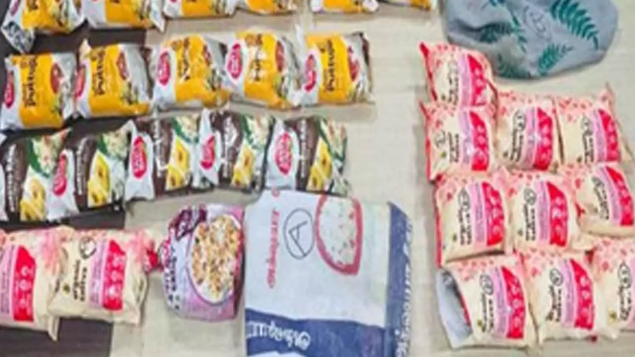 In mid sea operation, 3 held for carrying 30 kg Hashish Oil valued at Rs 33 crore In mid sea operation, 3 held for carrying 30 kg Hashish Oil valued at Rs 33 crore