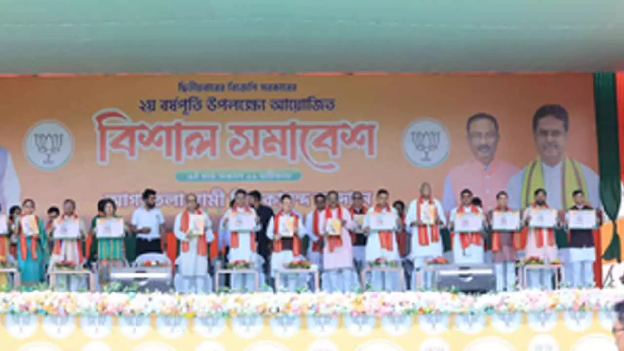 Anti-incumbency is an issue of the past now: J.P. Nadda hails PM Modis leadership in Tripura rally Anti-incumbency is an issue of the past now: J.P. Nadda hails PM Modis leadership in Tripura rally