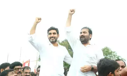 Kotamreddy Sridhar Reddy launches 105 development programs, Nara Lokesh lauds