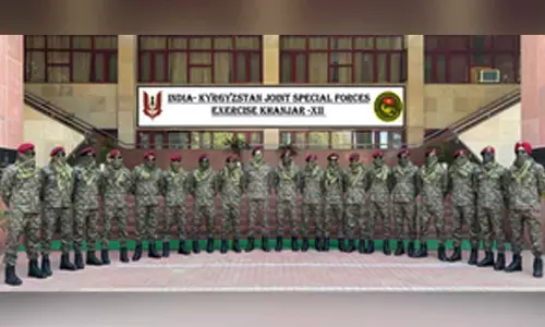 Indian Army contingent departs for joint exercise in Kyrgyzstan