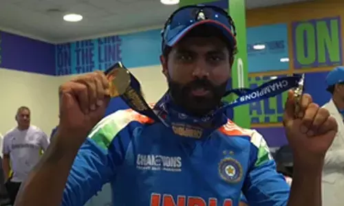 Jadeja bags best fielding medal after Champions trophy victory