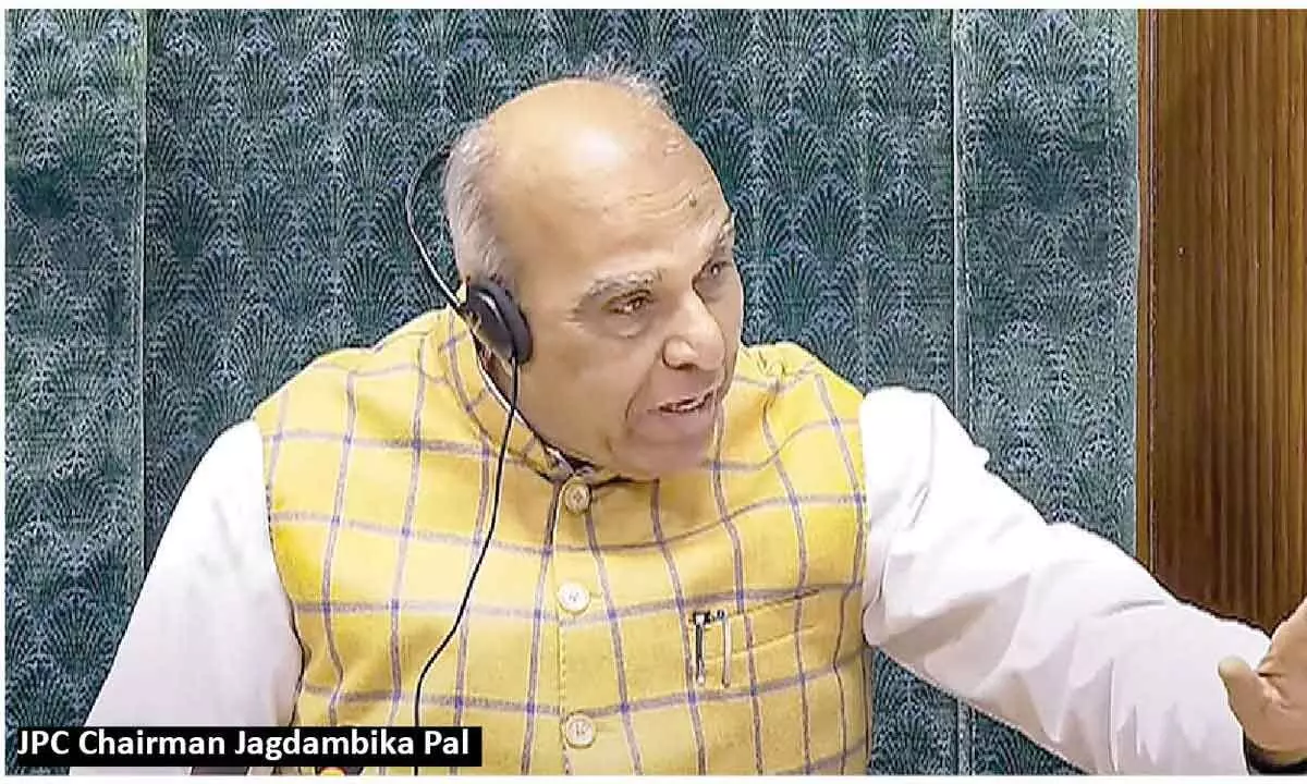 Can’t stop Waqf Bill by threats: JPC chief Can’t stop Waqf Bill by threats: JPC chief