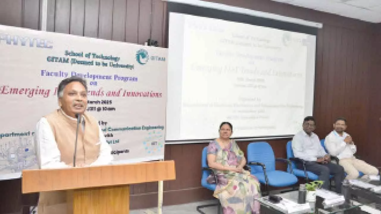Gitam hosts FDP on emerging IIoT trends Gitam hosts FDP on emerging IIoT trends