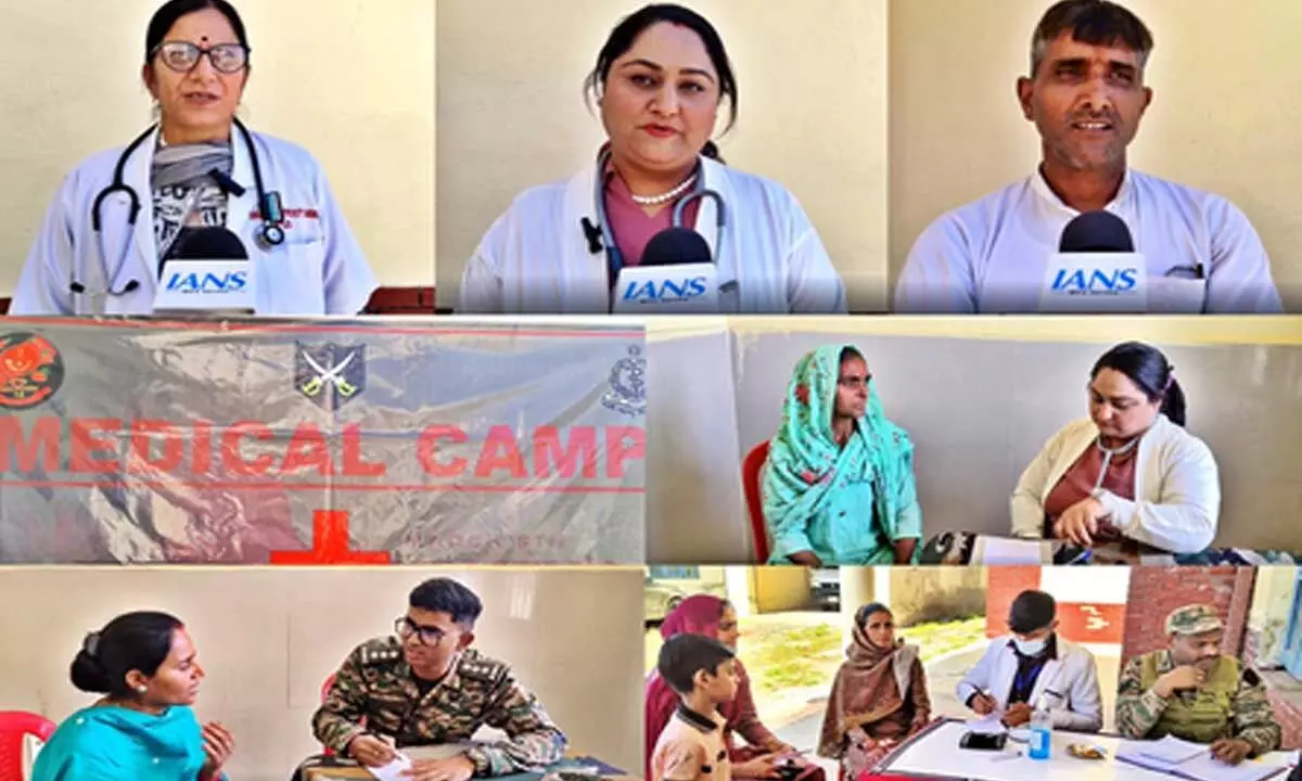 Indian Army organises free medical camp in Akhnoors remote village Indian Army organises free medical camp in Akhnoors remote village