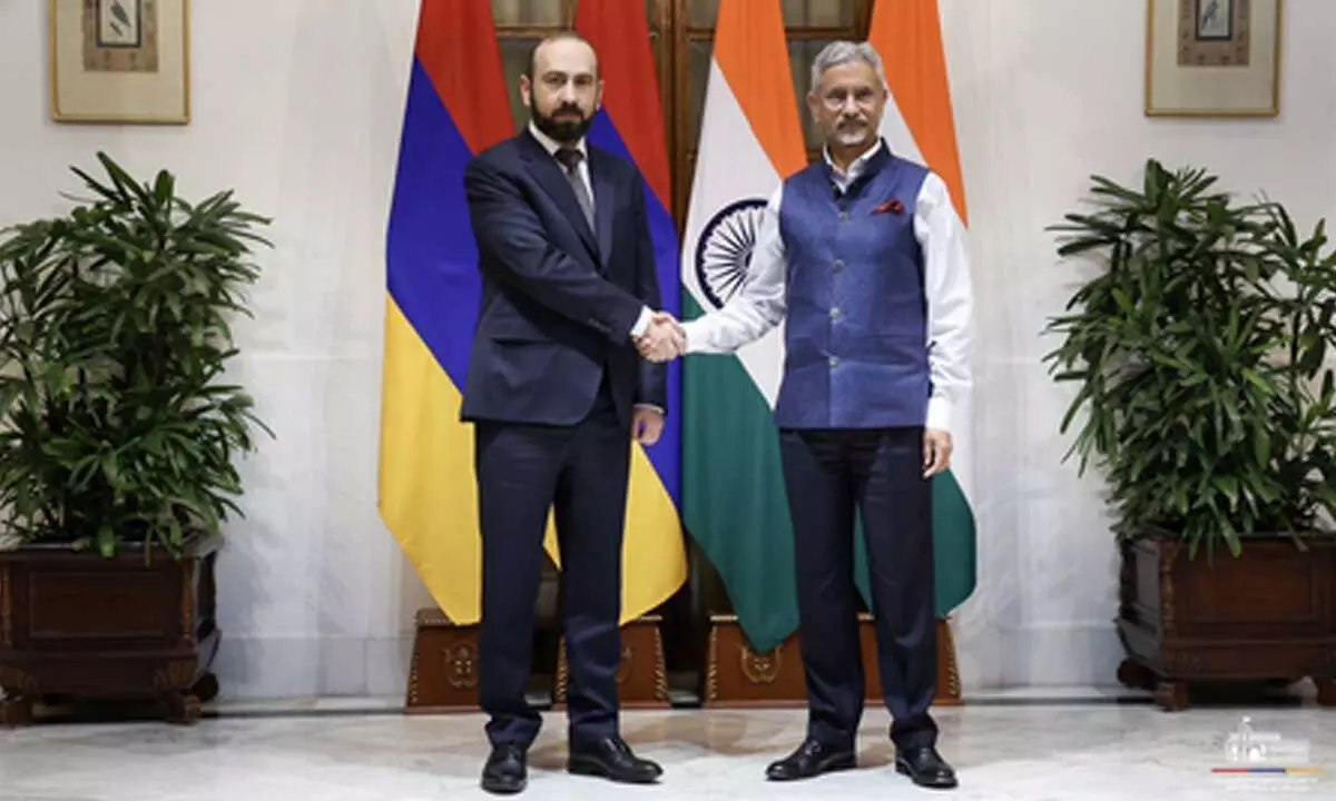 Armenian Foreign Minister thanks EAM Jaishankar for warm welcome Armenian Foreign Minister thanks EAM Jaishankar for warm welcome