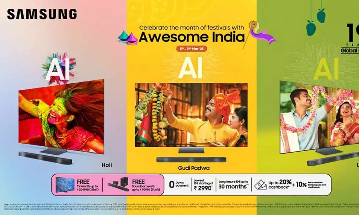 Samsung Festive Sale: Exciting Deals on Premium AI Smart TVs with Cashback, Free Gifts, and Flexible Payment Options