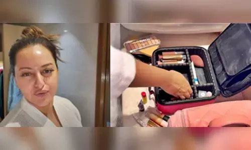 Sonakshi Sinha gives a sneak-peek into her glam-kit