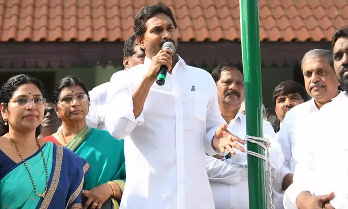 Sitting in opposition not new, says YS Jagan on YSRCP 15th anniversary Sitting in opposition not new, says YS Jagan on YSRCP 15th anniversary