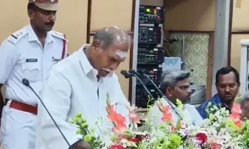 CM Rangasamy presents Rs 13,600 crore Puducherry Budget