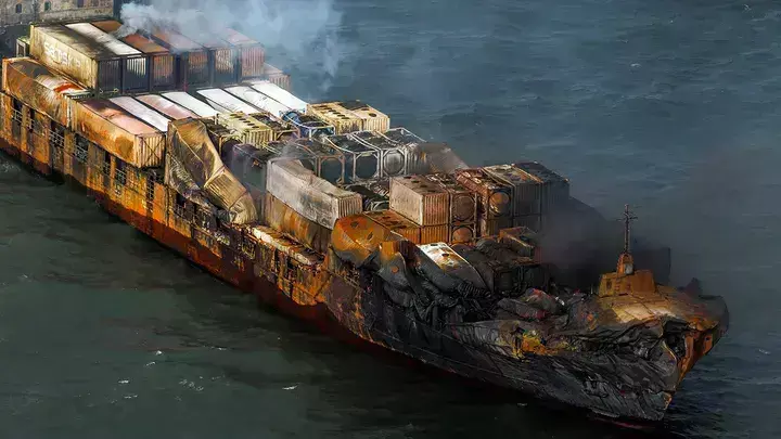 Russian National Detained After Cargo Ship Collides with U.S. Tanker Off UK Coast