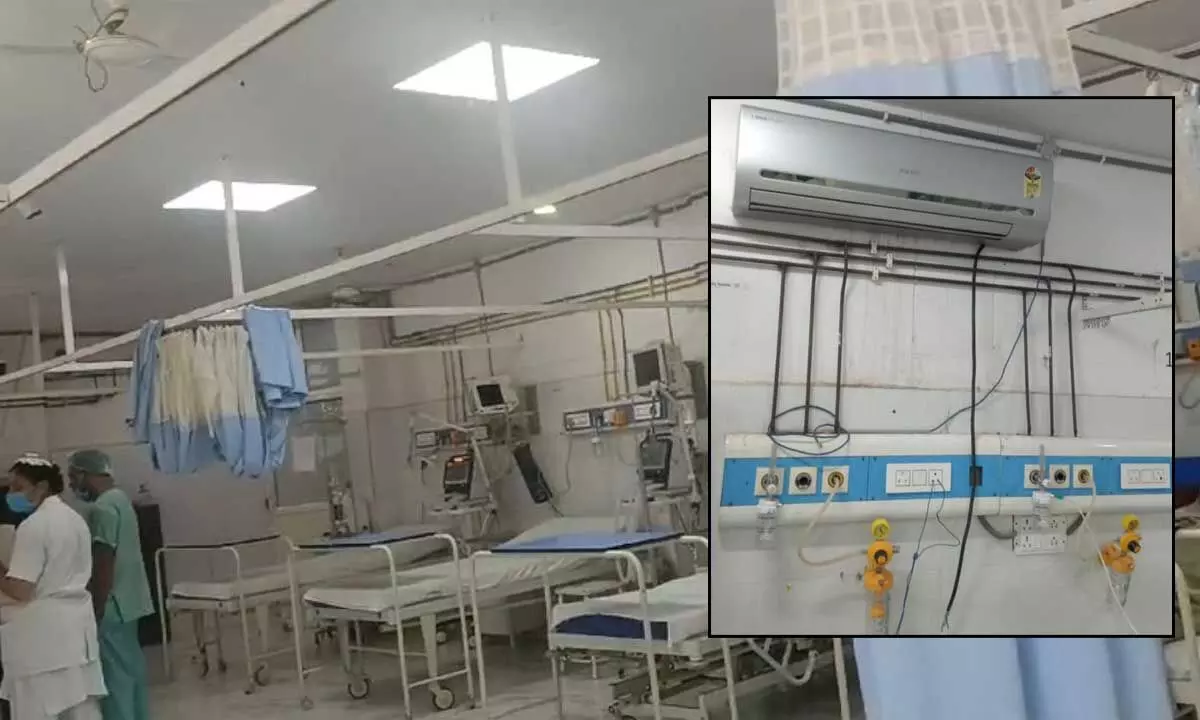 Patients Suffer as ICU ACs Remain Non-Functional in Nagar Kurnool Govt General Hospital