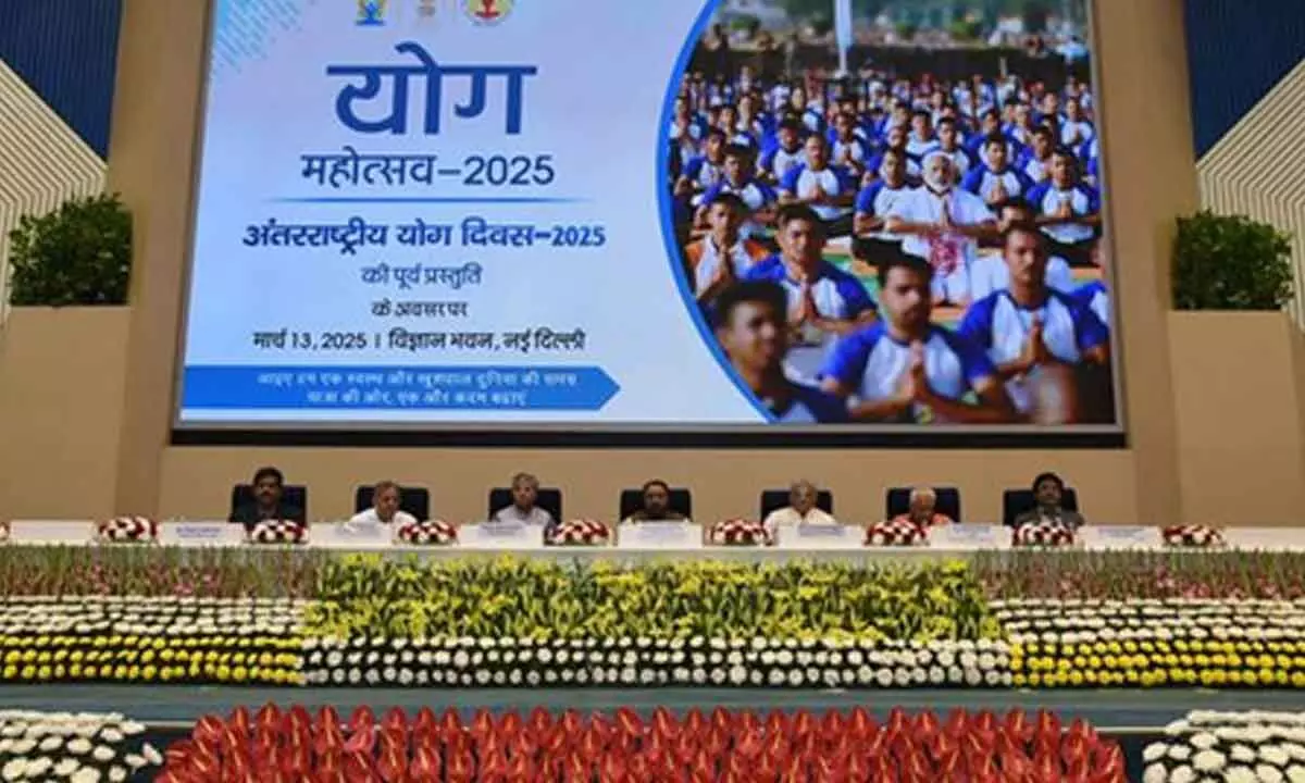 Yoga powerful way to maintain mental and physical well-being: Prataprao Jadhav Yoga powerful way to maintain mental and physical well-being: Prataprao Jadhav