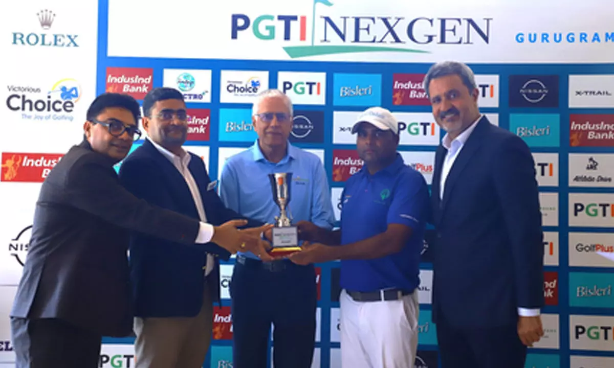 PGTI NexGen Gurugram: Rookie Rajesh Kumar wins after steady final round of 72 PGTI NexGen Gurugram: Rookie Rajesh Kumar wins after steady final round of 72