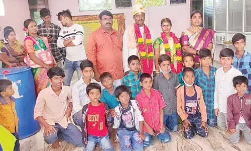 A dedicated couple brings cheer to orphaned children