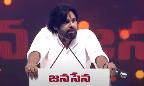 Pawan roars at Jana Sena formation day meeting, says stood firm despite challenges