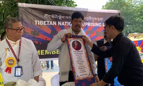 Tibetan National Uprising Day Marked by Peaceful March in Mangalore