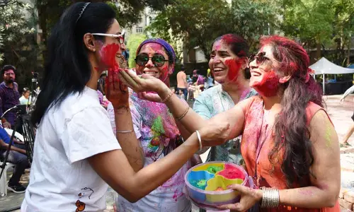 Hyderabad bursts into colourful celebrations
