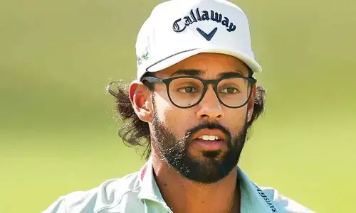 Akshay Bhatia is tied second at Players C’ship